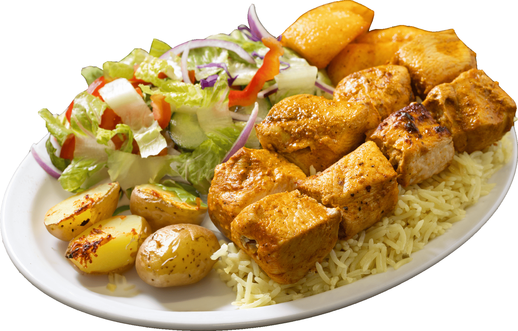 Authentic Middle Eastern shawarma wrap with garlic sauce and fresh vegetables in Canada Authentic Middle Eastern shawarma wrap with garlic sauce and fresh vegetables in Canada